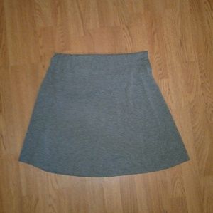 Grey Mini Skirt